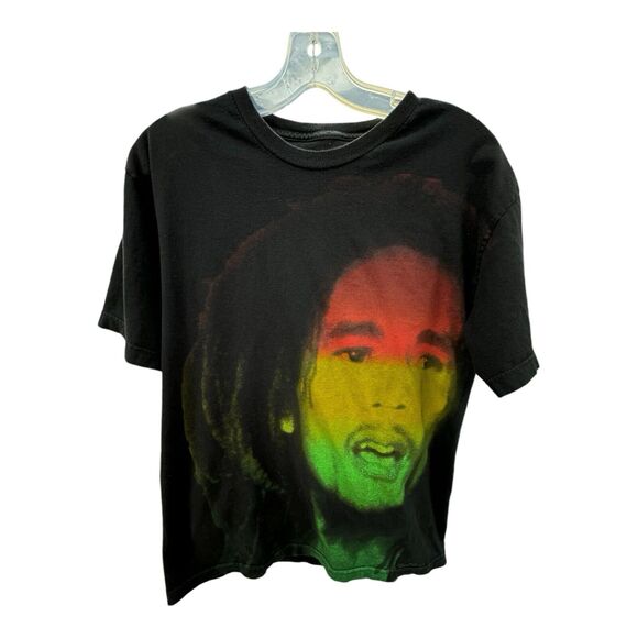 Bob Marley Ave LA T-Shirt Size Medium All-Over Print Reggae Music Concert Tour - Picture 1 of 3